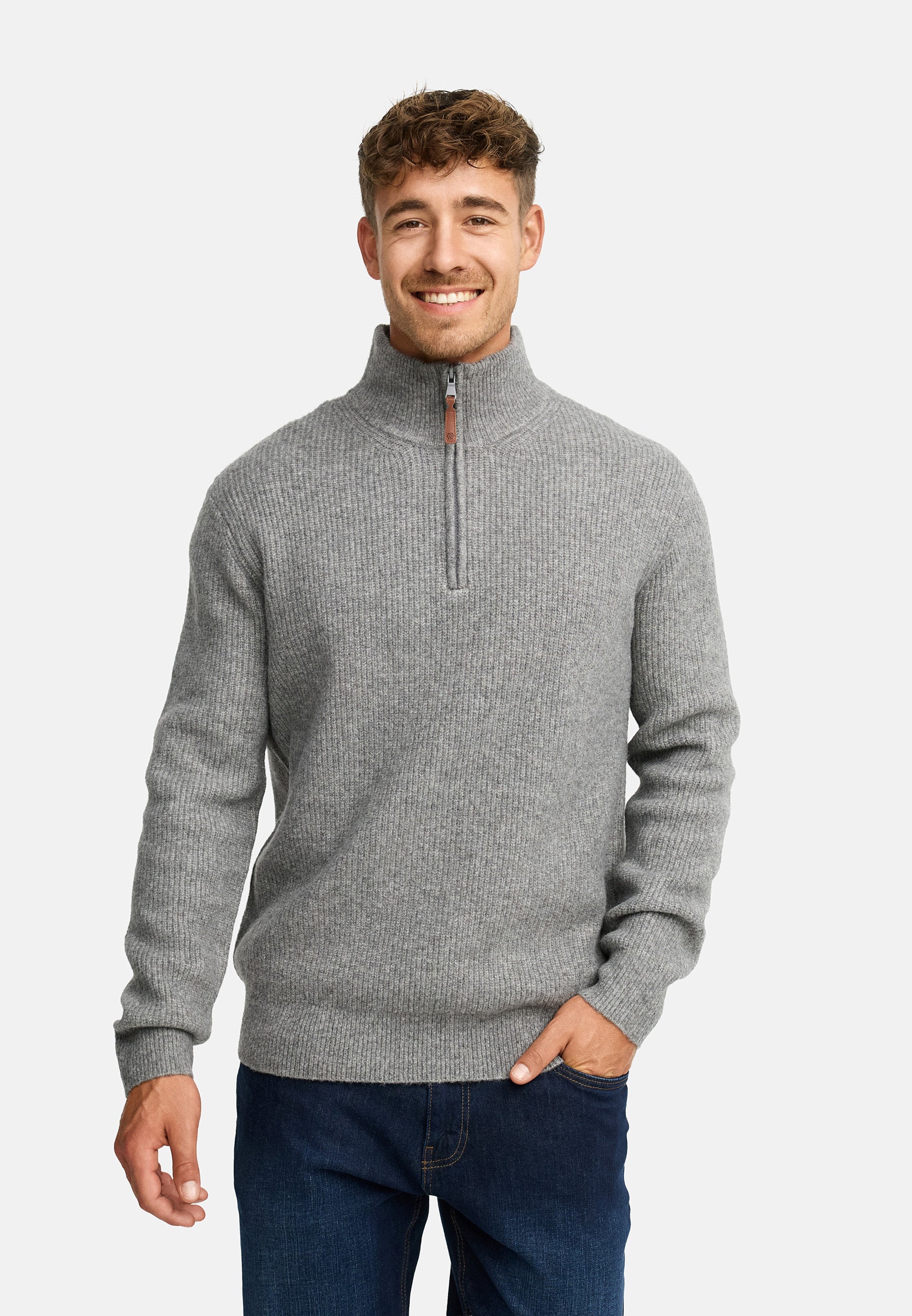 Strickpullover INPeace Half Zip Produktbild