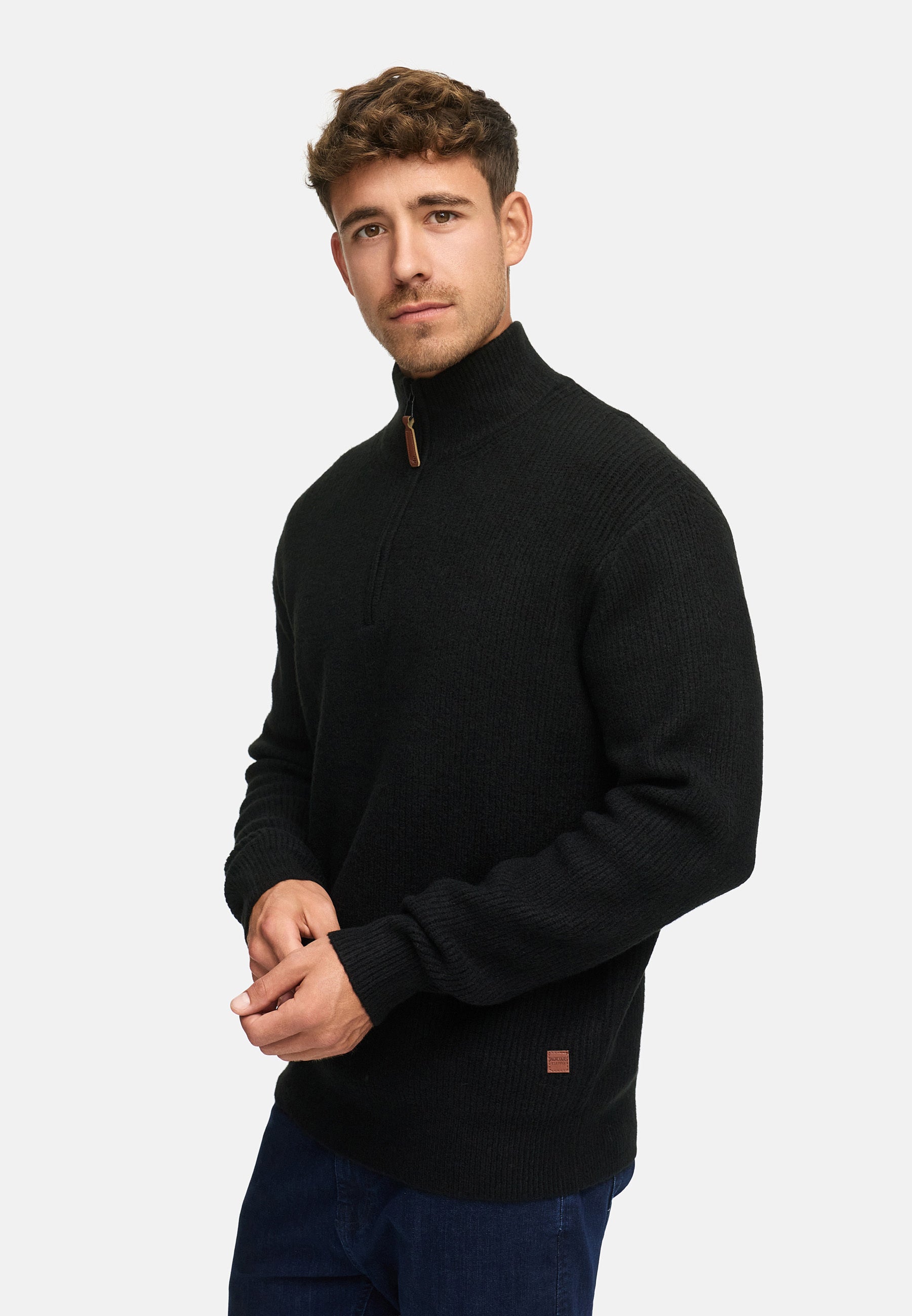 Strickpullover INPeace Half Zip Produktbild