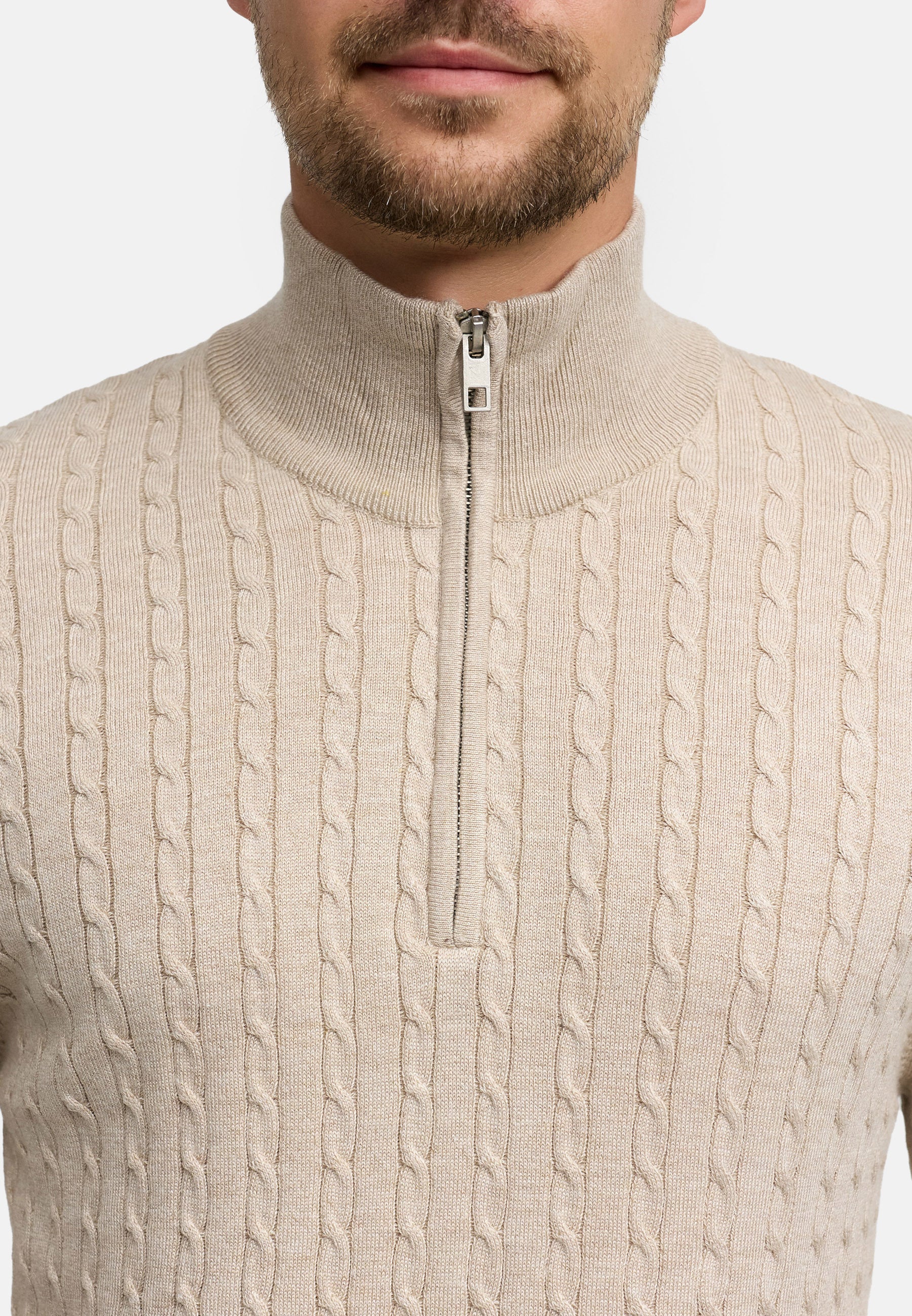 Strickpullover JFCamden half zip knit Produktbild
