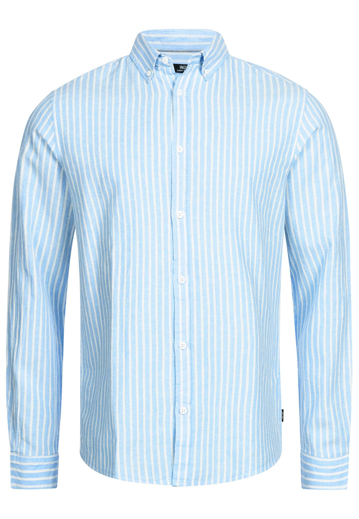 Indicode Herren Brayden Hemd gestreift mit Button-Down-Kragen - INDICODE