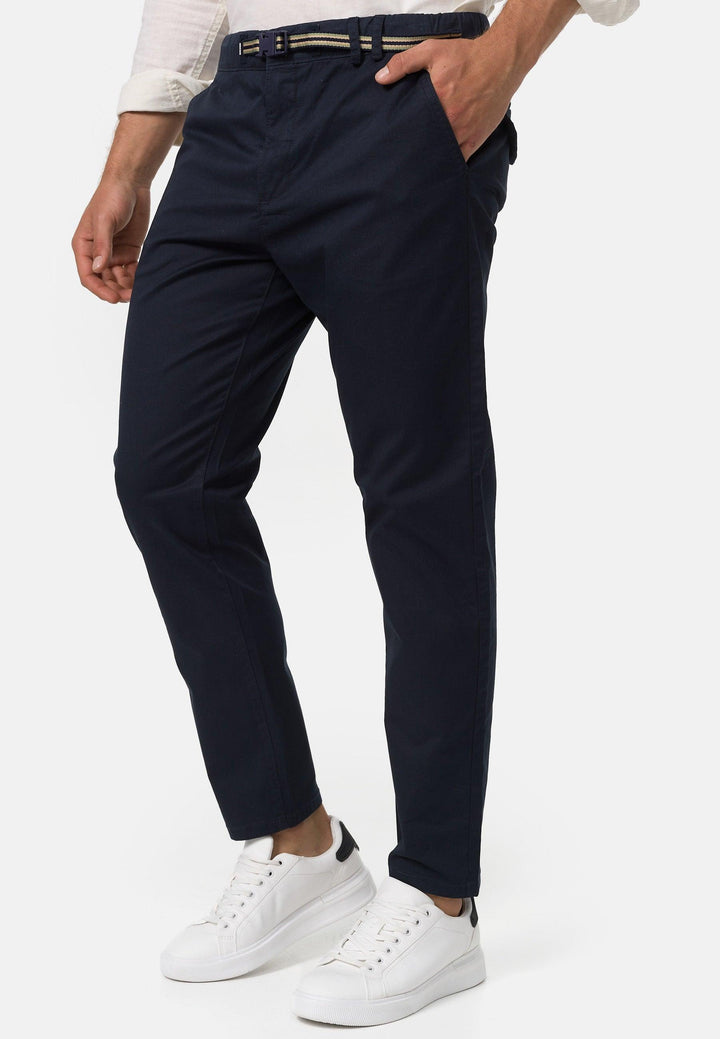 Indicode Herren INTory Stoffhose mit 4 Taschen aus 98% Baumwolle - INDICODE