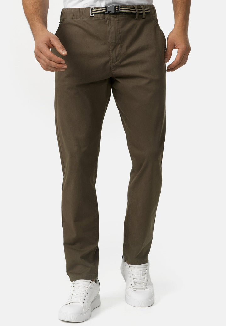Indicode Herren INTory Stoffhose mit 4 Taschen aus 98% Baumwolle - INDICODE