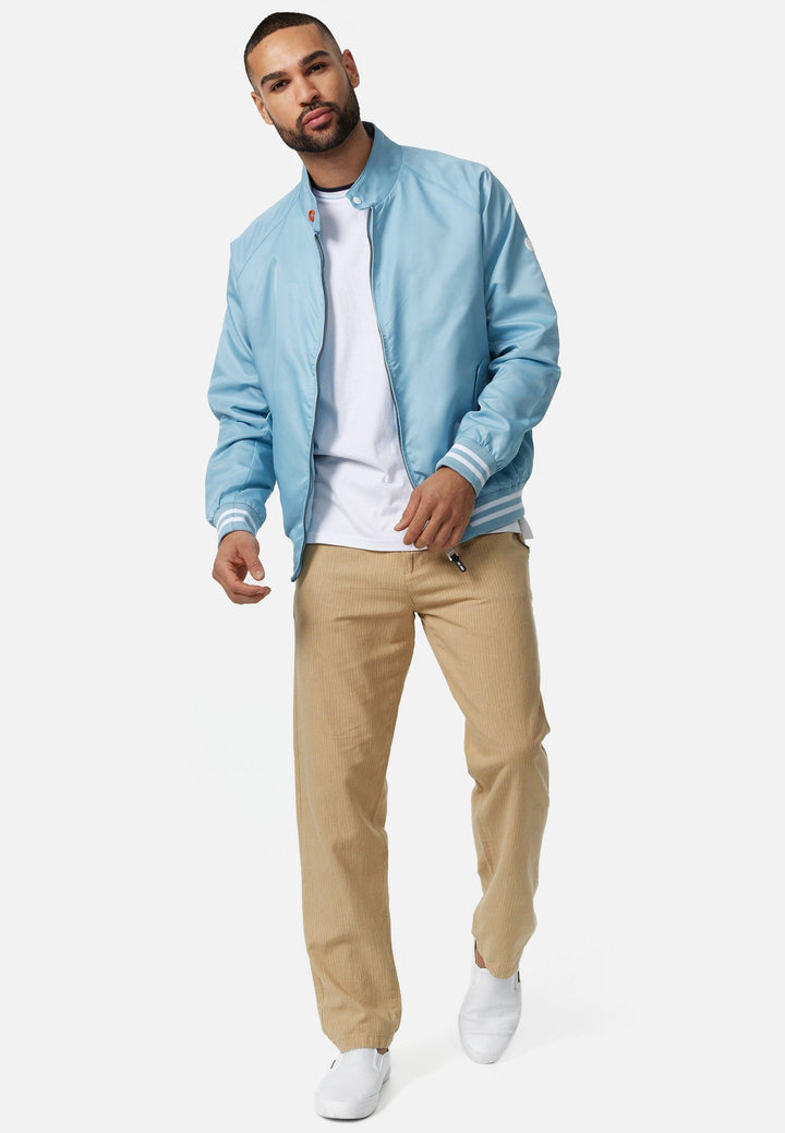 Indicode Herren Arona Stoffhose aus Baumwolle & Leinen mit 4 Taschen - INDICODE