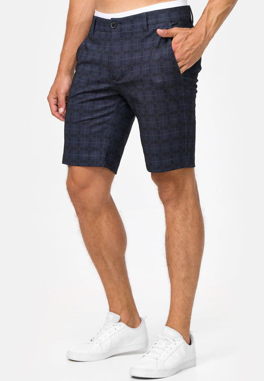 Indicode Herren Aalborg Chino Shorts mit 4 Taschen aus Viscose-Stretch