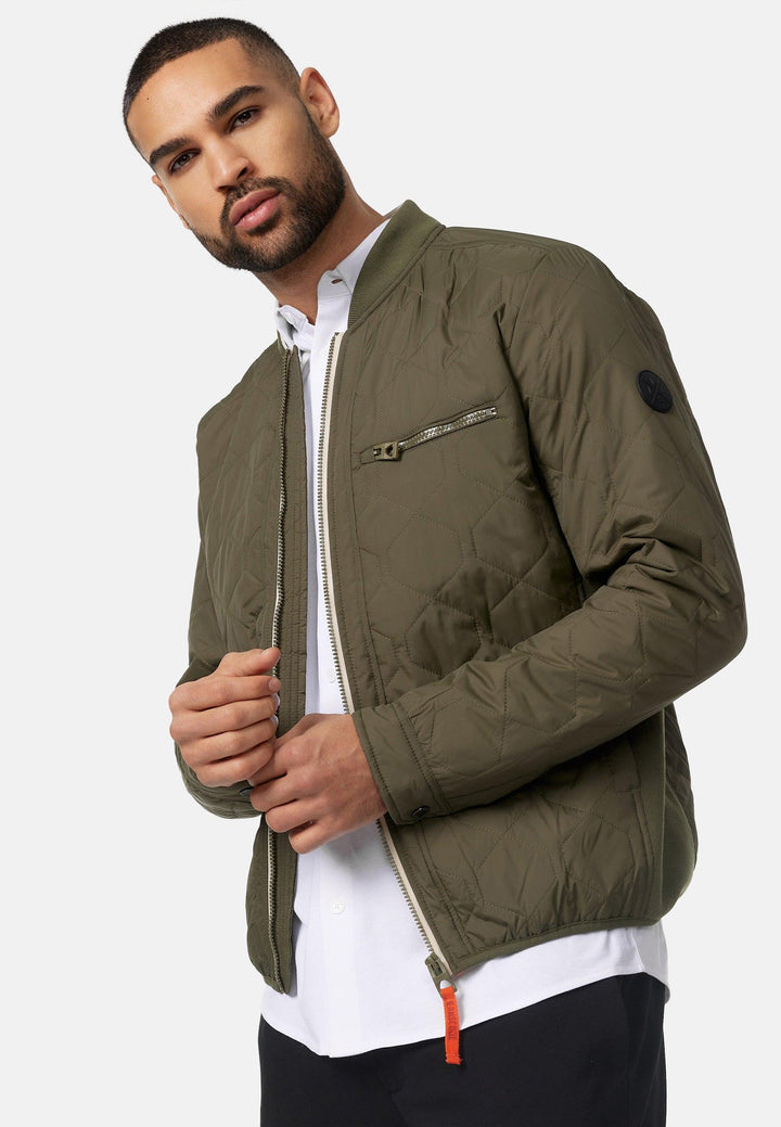 Indicode Herren Leander Steppjacke in Daunenjacken-Optik - INDICODE