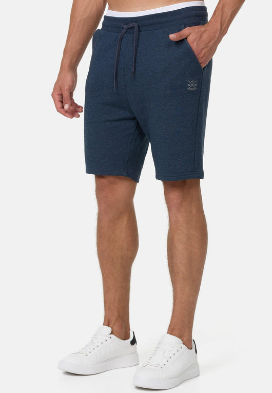 Indicode Herren Eckerd Sweatshorts mit Kordelzug