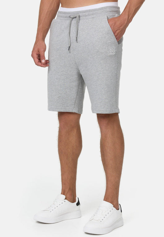 Indicode Herren Eckerd Sweatshorts mit Kordelzug