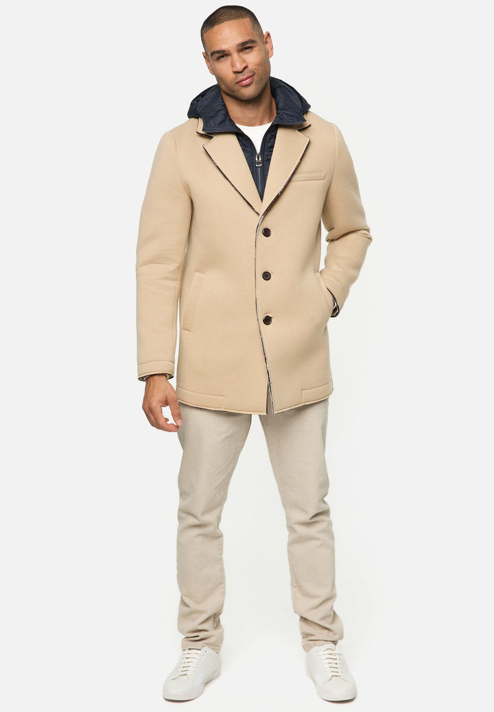 Indicode Herren INApostolos Softshell-Mantel mit Kapuze - INDICODE