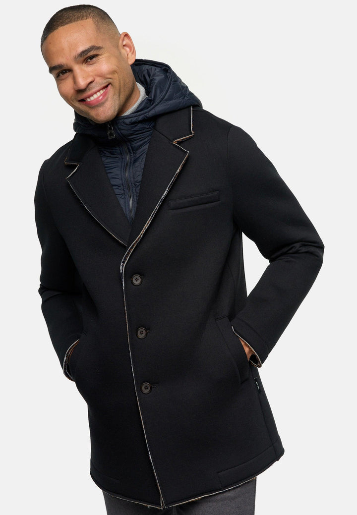 Indicode Herren INApostolos Softshell-Mantel mit Kapuze - INDICODE