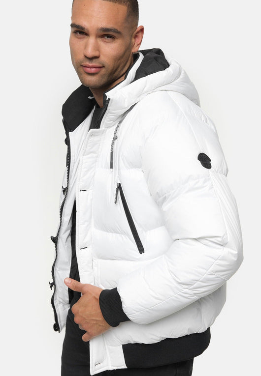 Indicode Herren INPaulix Steppjacke mit Kapuze - INDICODE