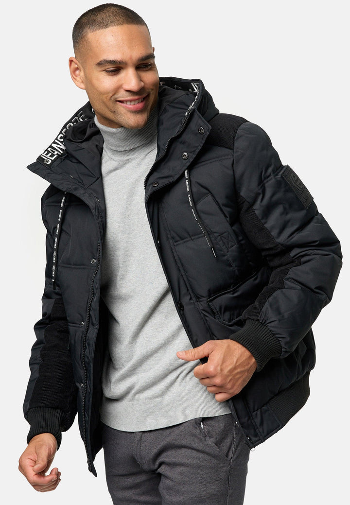 Indicode Herren INJakobe Winterjacke mit Kapuze - INDICODE