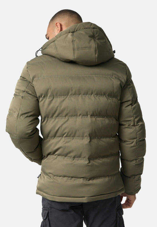 Indicode Herren Nemos Steppjacke mit Kapuze - INDICODE