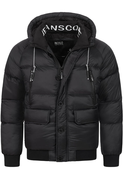 Indicode Herren INPaulix Steppjacke mit Kapuze - INDICODE