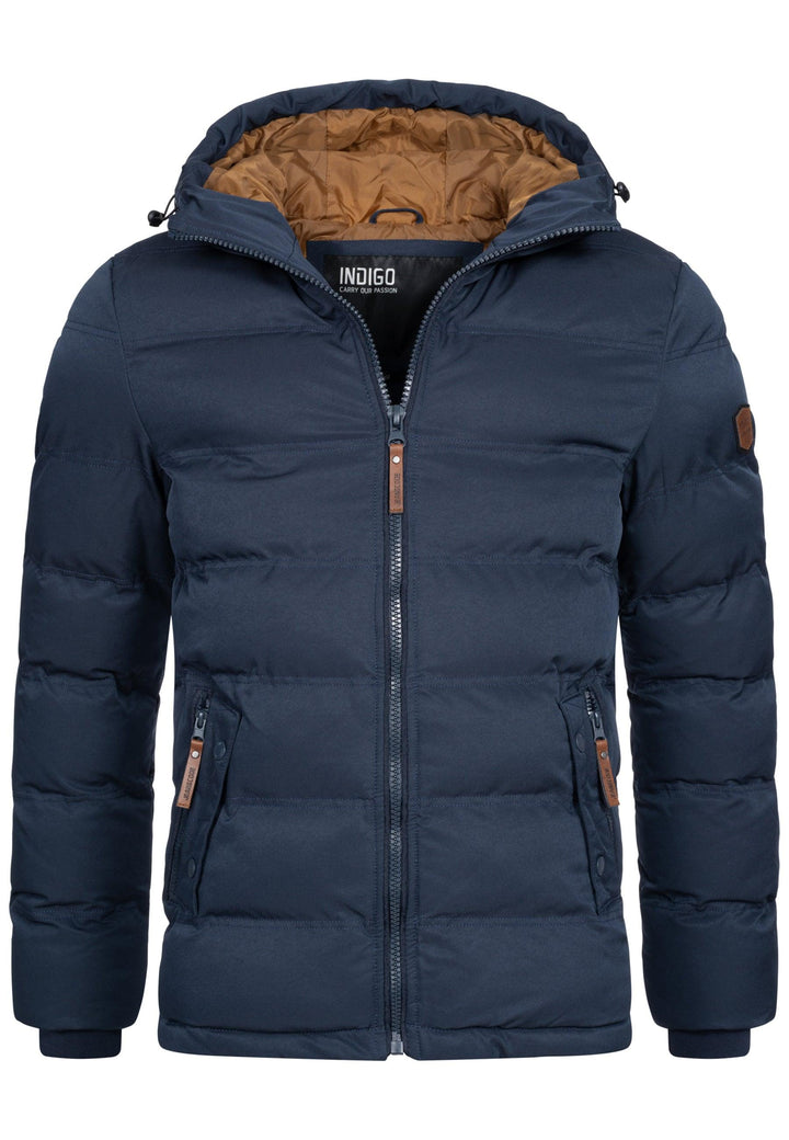 Indicode Herren Nemos Steppjacke mit Kapuze - INDICODE