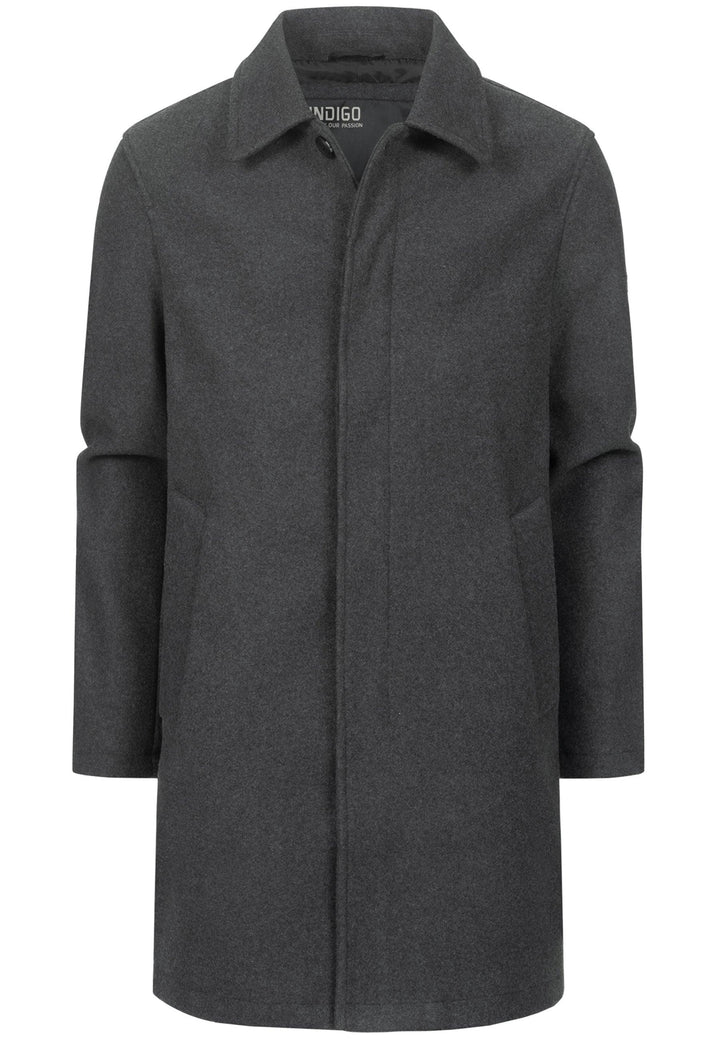 Indicode Herren INGrandrim Mantel mit Umschlagkragen - INDICODE