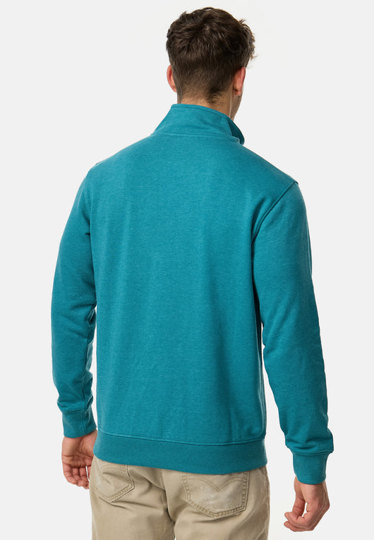 Indicode Herren INCorey Sweatshirt mit Stehkragen