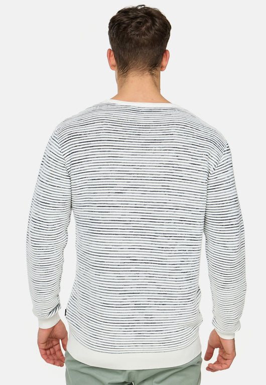 Indicode Herren INManfred Strickpullover mit Rundhals-Ausschnitt aus 100% Baumwolle