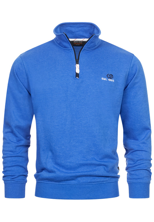 Indicode Herren INCorey Sweatshirt mit Stehkragen