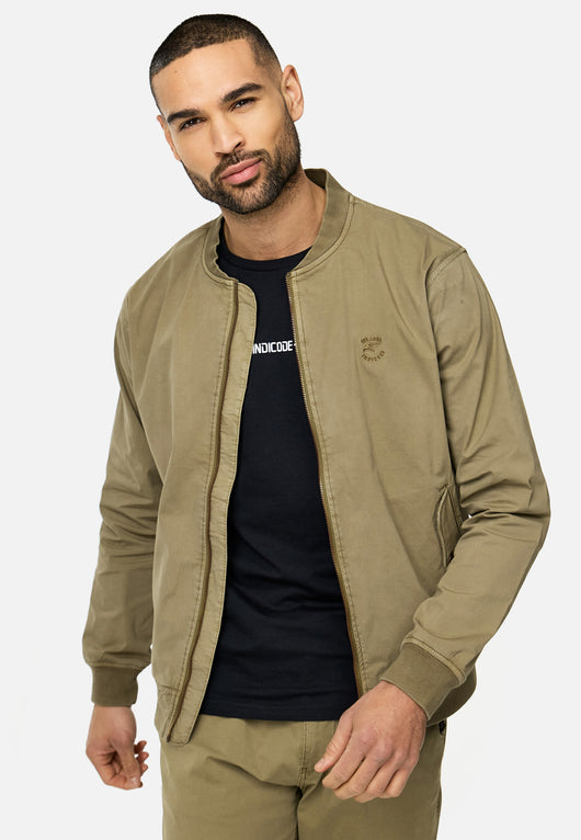 Indicode Herren INOrnel Bomber-Jacke mit Stehkragen  & Reißverschluss