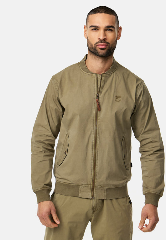 Indicode Herren INOrnel Bomber-Jacke mit Stehkragen  & Reißverschluss