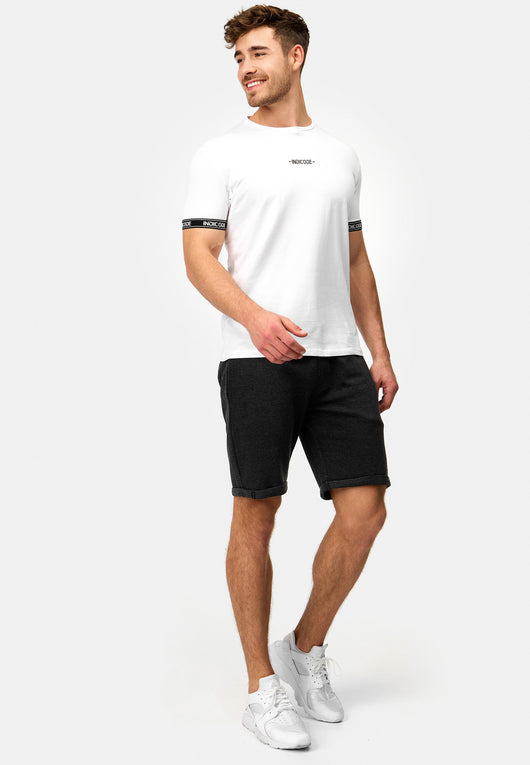 Indicode Herren Aldrich Sweatshorts mit Kordel