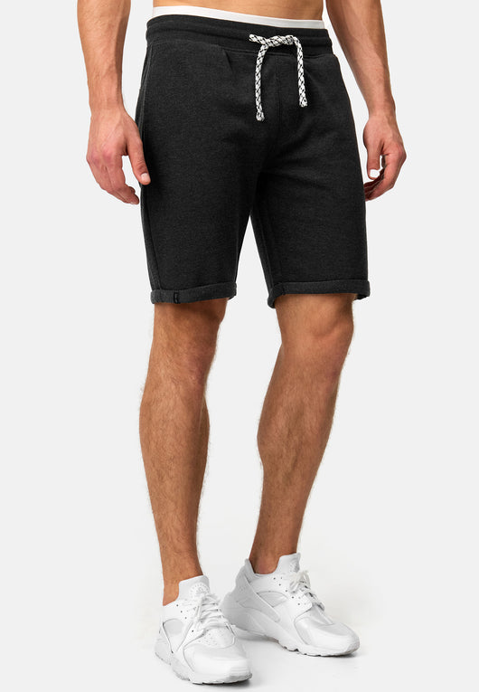 Indicode Herren Aldrich Sweatshorts mit Kordel