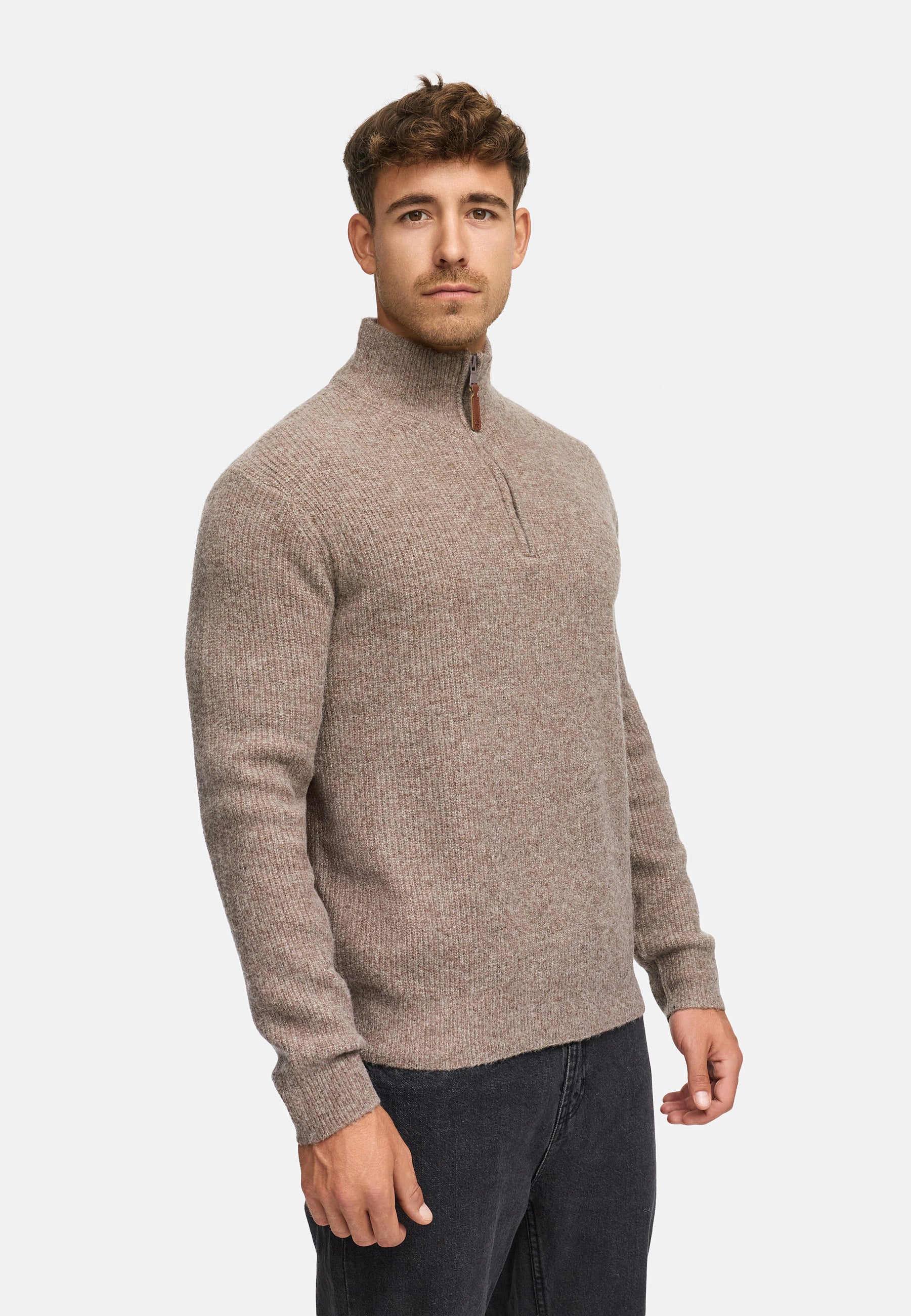Strickpullover INPeace Half Zip Produktbild
