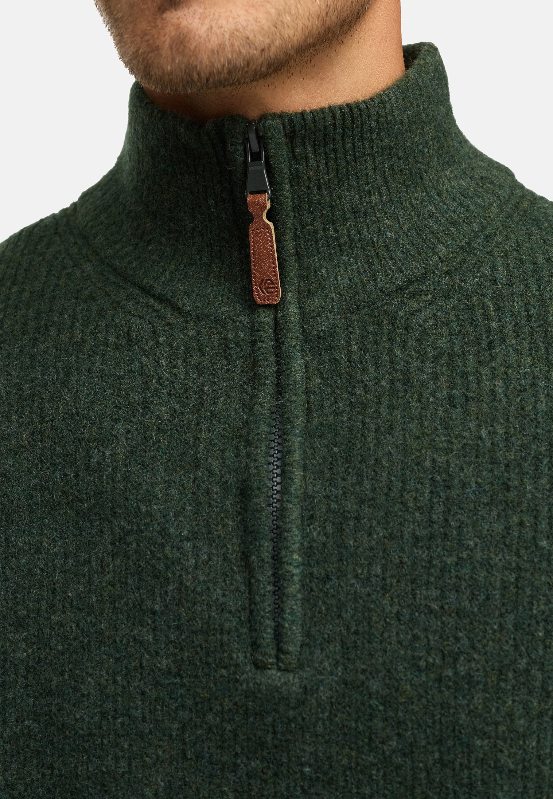 Strickpullover INPeace Half Zip Produktbild