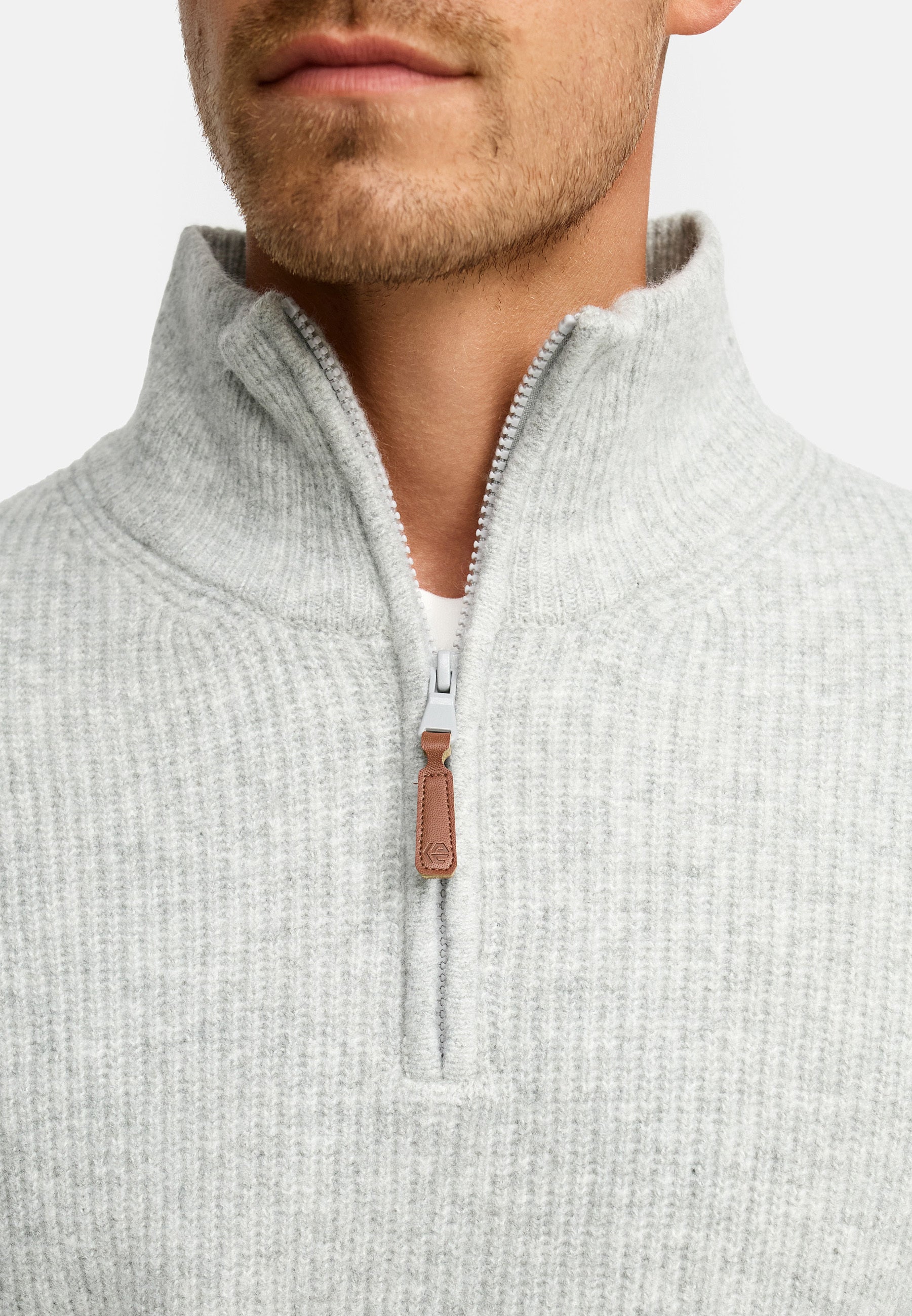 Strickpullover INPeace Half Zip Produktbild