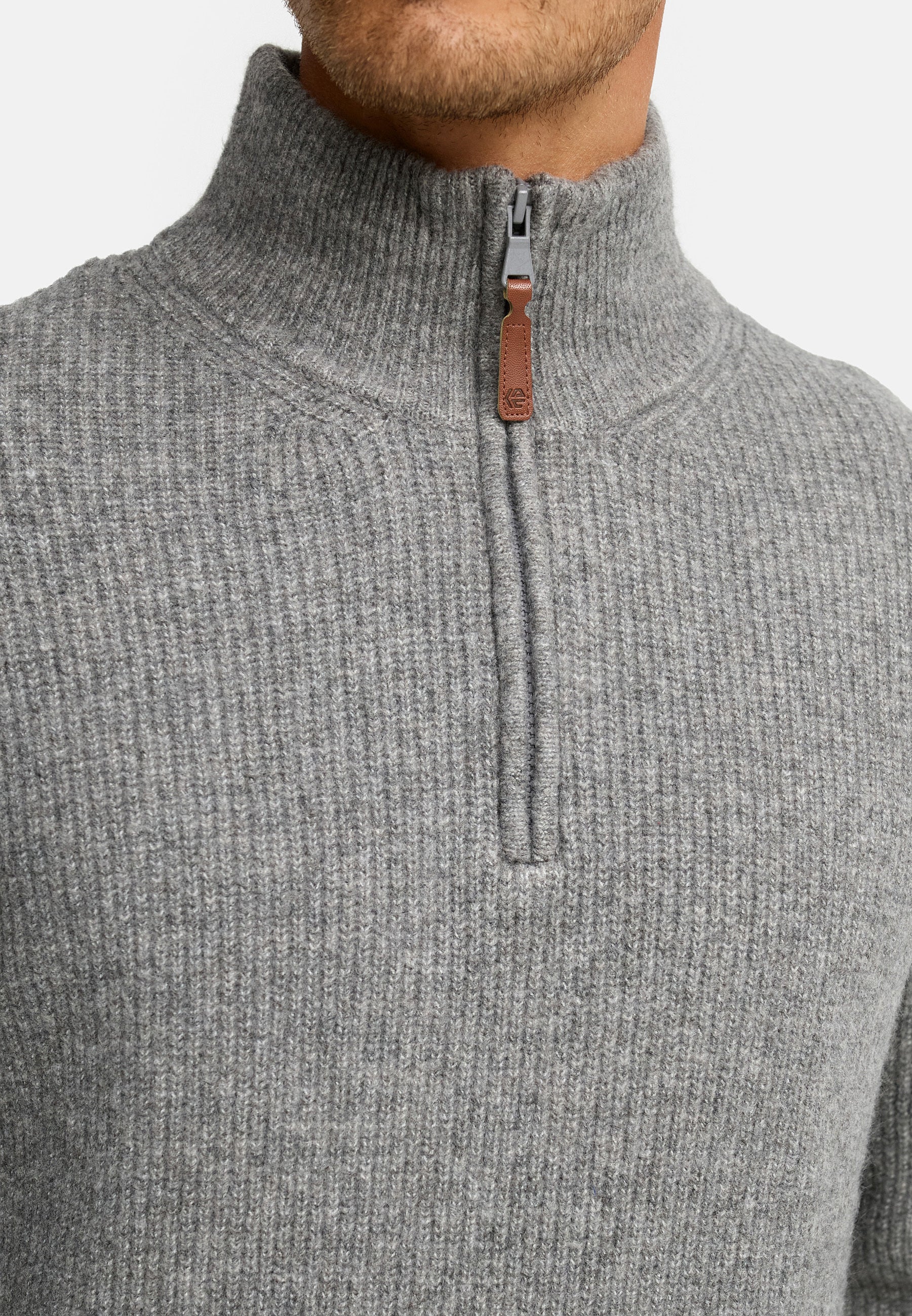 Strickpullover INPeace Half Zip Produktbild