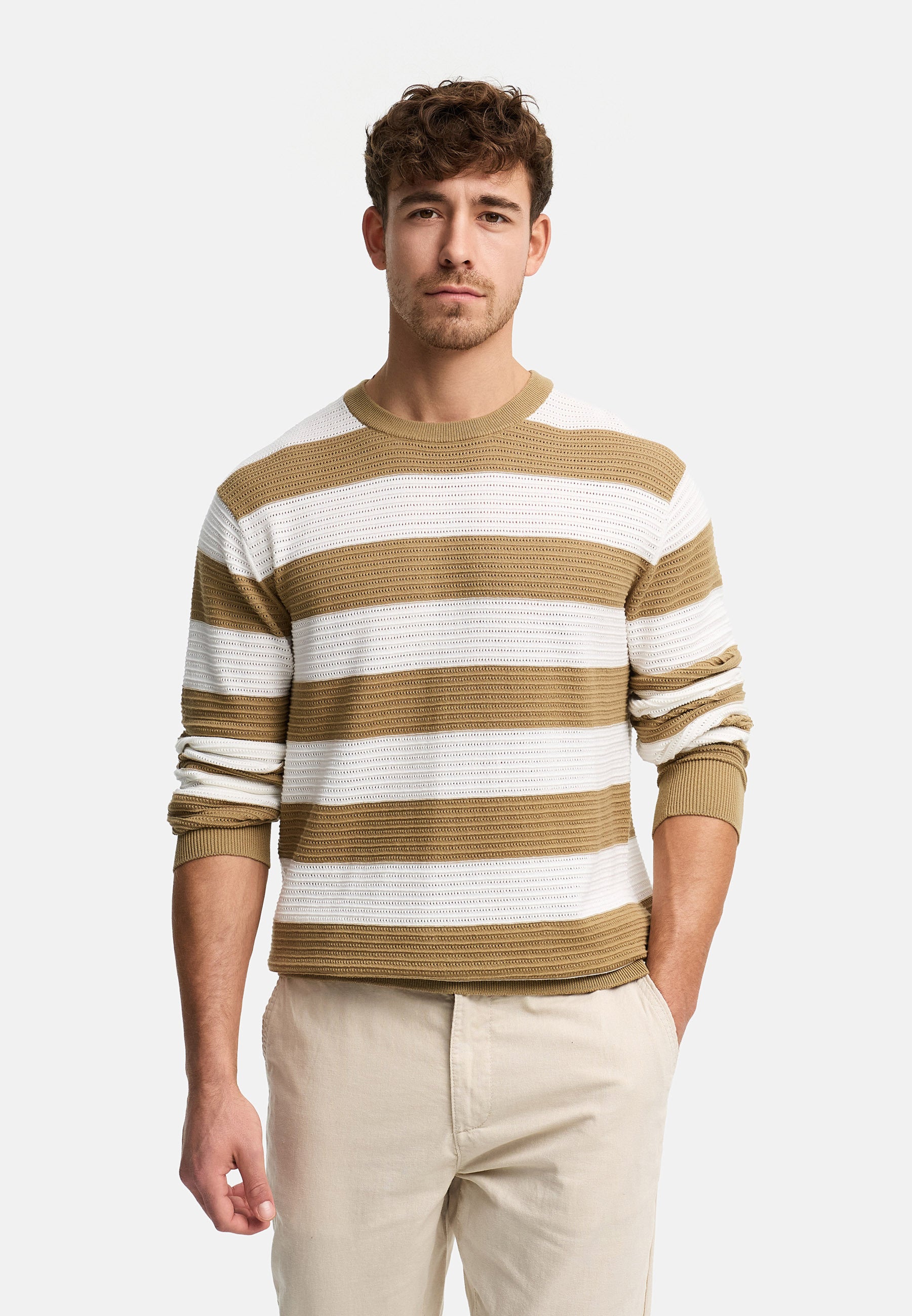 Strickpullover INTidsel O-neck Produktbild