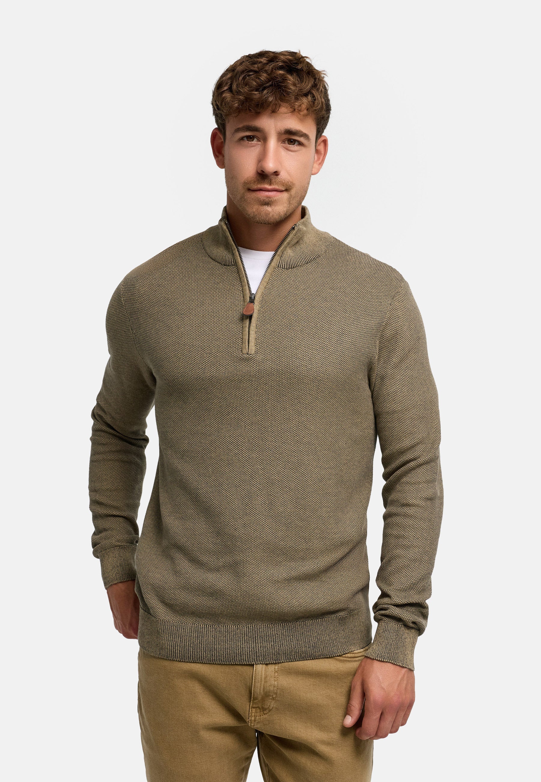 Strickpullover INJexi Half Zip Produktbild