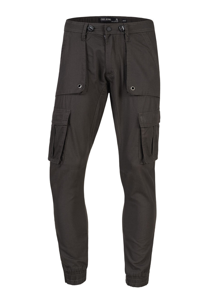 Indicode Herren Leonard Cargohose aus Baumwoll-Mix mit 5 Taschen - INDICODE