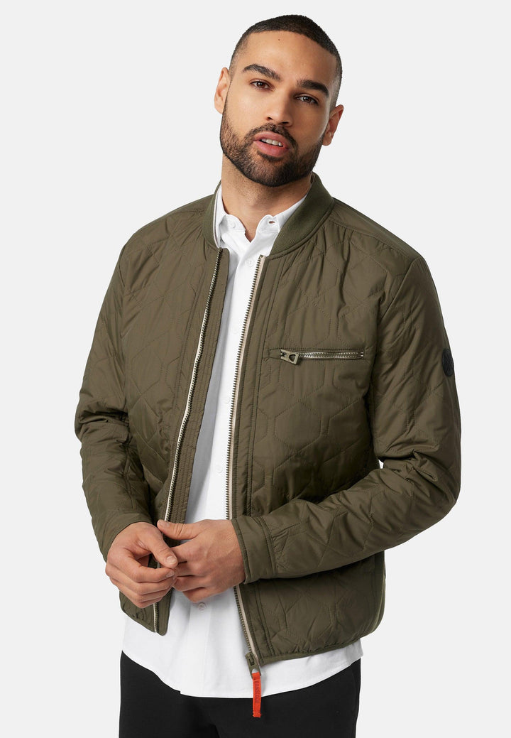Indicode Herren Leander Steppjacke in Daunenjacken-Optik - INDICODE