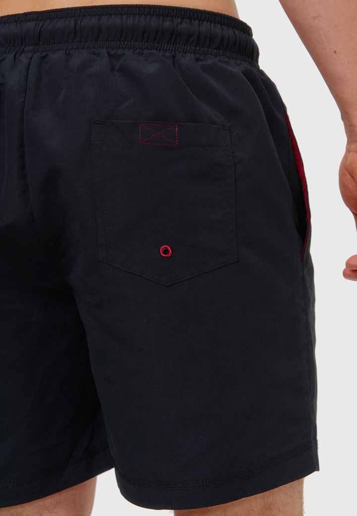 Indicode Herren Ferguson Badehose mit 3 Taschen und Tunnelzug - INDICODE
