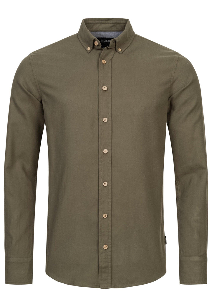 Indicode Herren Riverside Hemd kariert mit Button-Down-Kragen - INDICODE