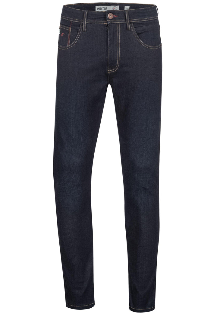 Indicode Herren Jake Super Stretch Jeanshose aus 90% Baumwolle mit 5 Taschen - INDICODE