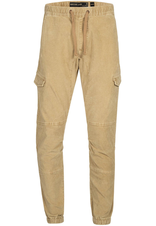 Indicode Herren Walker Cargohose aus 98% Baumwolle (Cord-Stretch)