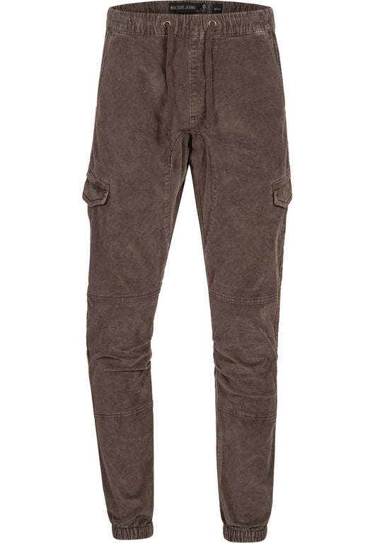 Indicode Herren Walker Cargohose aus 98% Baumwolle (Cord-Stretch)