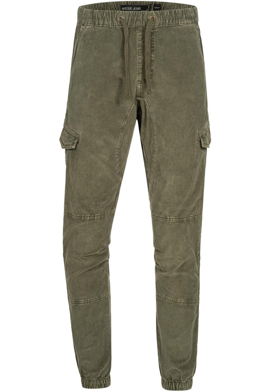 Indicode Herren Walker Cargohose aus 98% Baumwolle (Cord-Stretch)