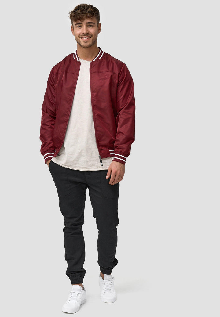 Indicode Herren Manos Jacke mit Stehkragen & Reißverschluss - INDICODE