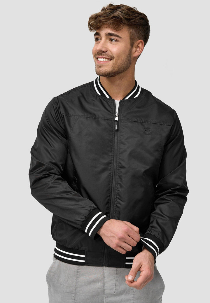Indicode Herren Manos Jacke mit Stehkragen & Reißverschluss - INDICODE