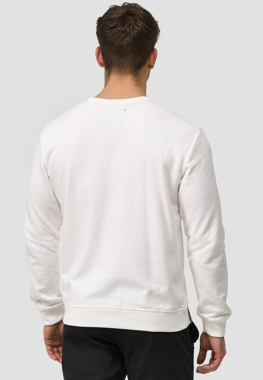 Indicode Herren Beechen Sweatshirt mit Ripp-Bündchen