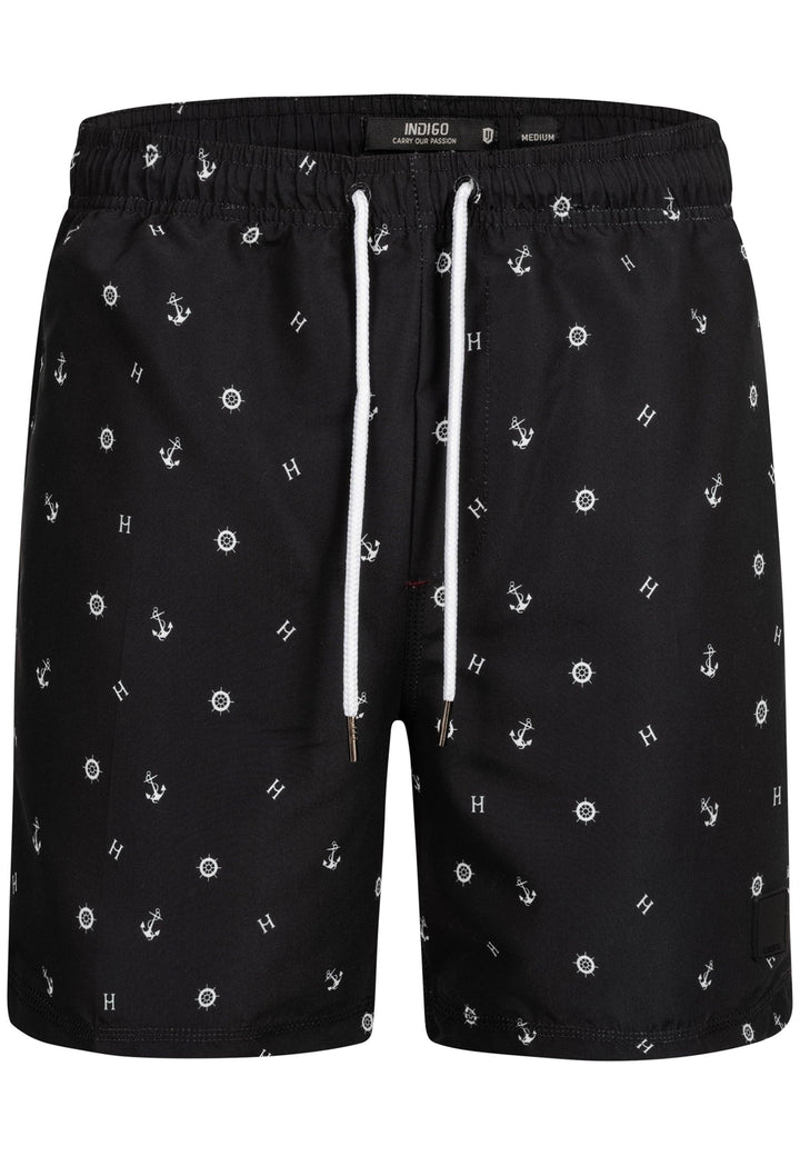 Indicode Herren Maya Badeshorts mit 3 Taschen und Tunnelzug - INDICODE