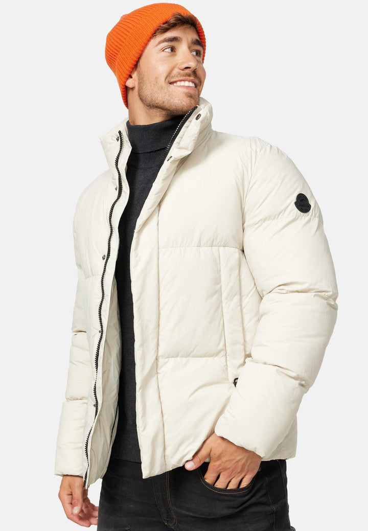 Indicode Herren Lanse Winterjacke in Daunenjacken-Optik mit Stehkragen - INDICODE
