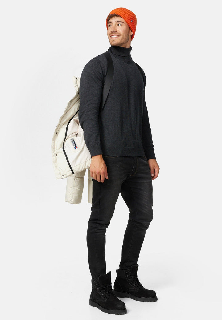 Indicode Herren Lanse Winterjacke in Daunenjacken-Optik mit Stehkragen - INDICODE