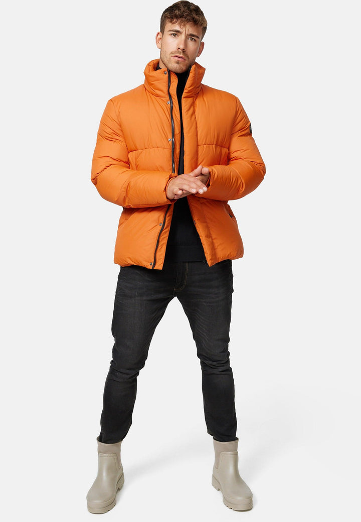Indicode Herren Lanse Winterjacke in Daunenjacken-Optik mit Stehkragen - INDICODE