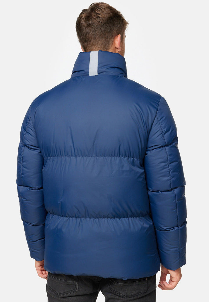 Indicode Herren Lanse Winterjacke in Daunenjacken-Optik mit Stehkragen - INDICODE