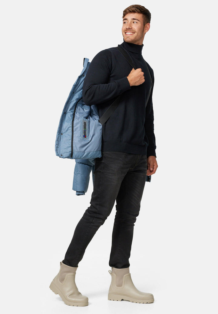 Indicode Herren Lanse Winterjacke in Daunenjacken-Optik mit Stehkragen - INDICODE
