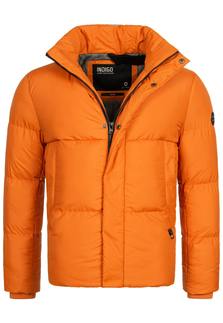Indicode Herren Lanse Winterjacke in Daunenjacken-Optik mit Stehkragen - INDICODE